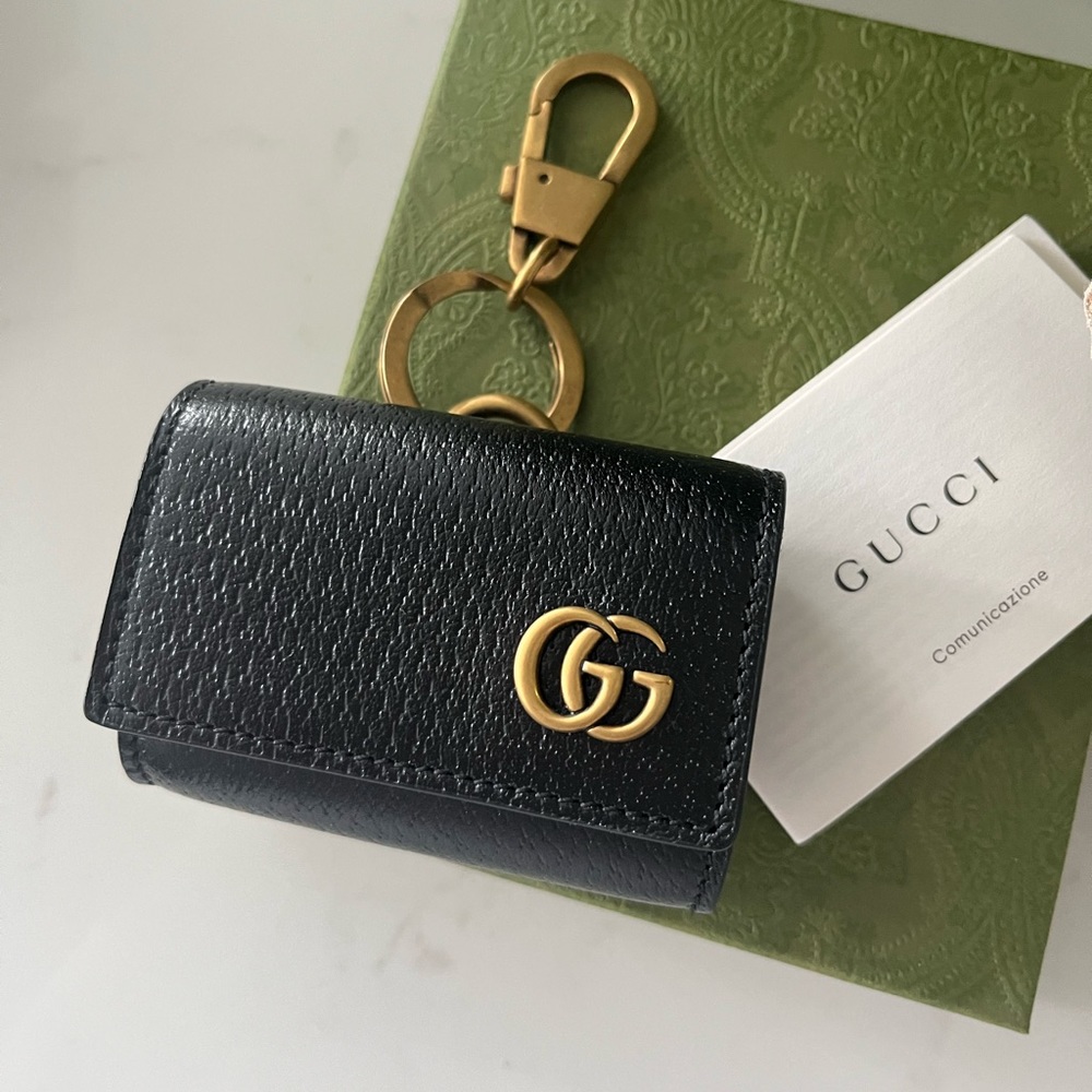 Gucci Leather GG AirPod Case - Authentic